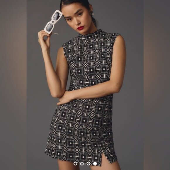 Anthropologie Dresses & Skirts - NWT Size XS  By Anthropologie MockNeck Sleeveless Seamed Dress